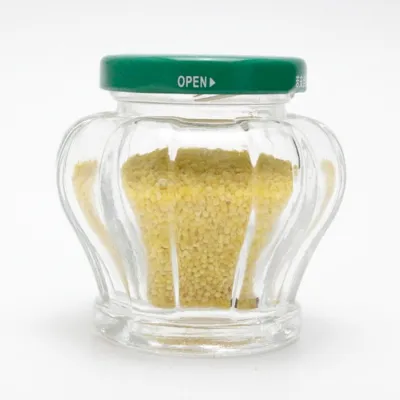 Available glass food storage bottle styles