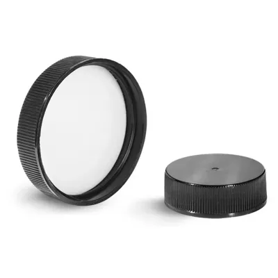 Plastic ribbed caps