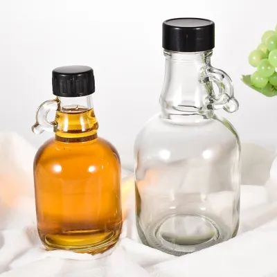 Glass olive oil bottles with handle (250ml / 500ml)
